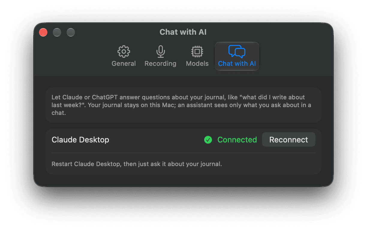 Captain's Log: Chat with ai