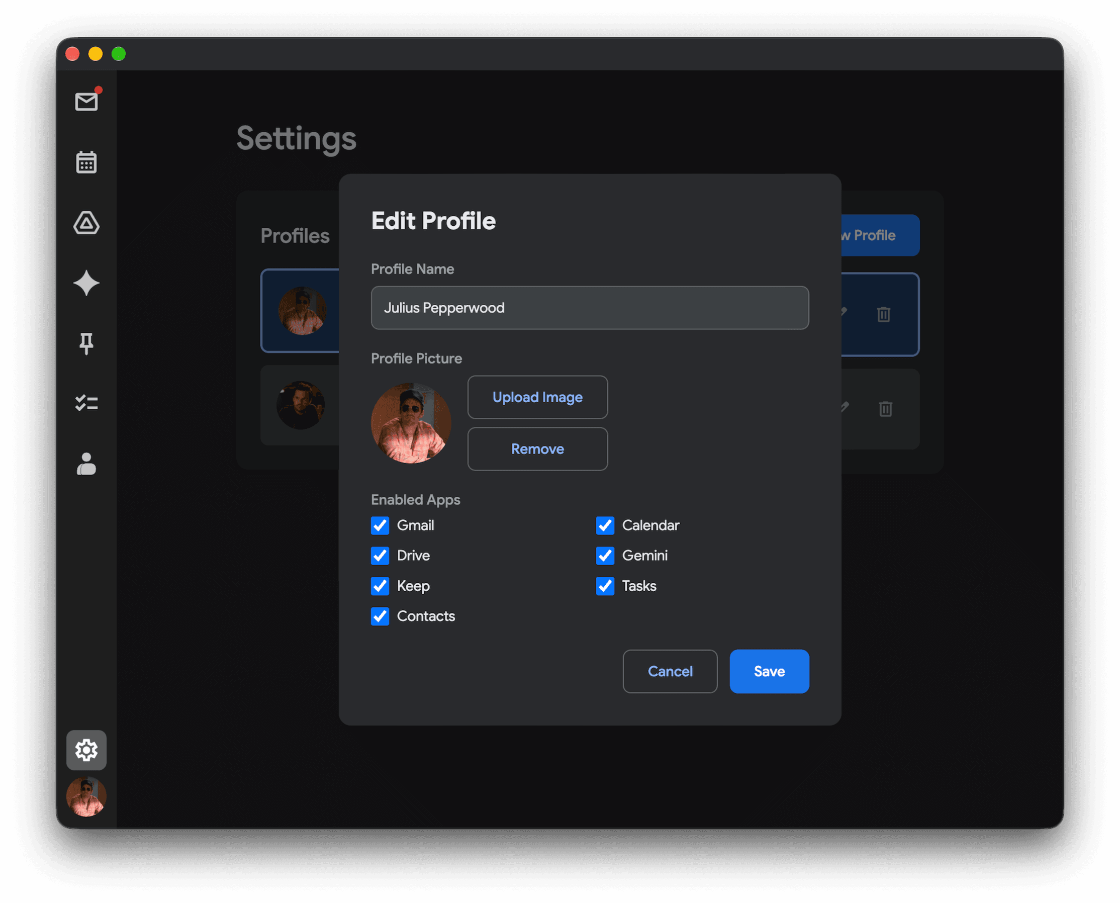 Silo: Edit profile